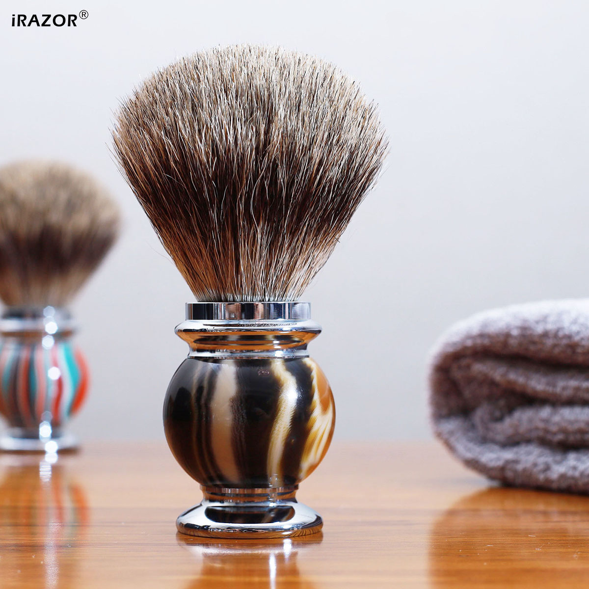 Men'S Grooming Organizer - iRAZOR Silvertip Shaving Brush for Men,Ultra