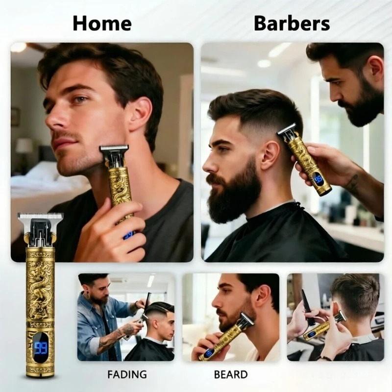 T9 Electric Beard Trimmer Cord - Men'S Grooming Brush ulasan dan harga