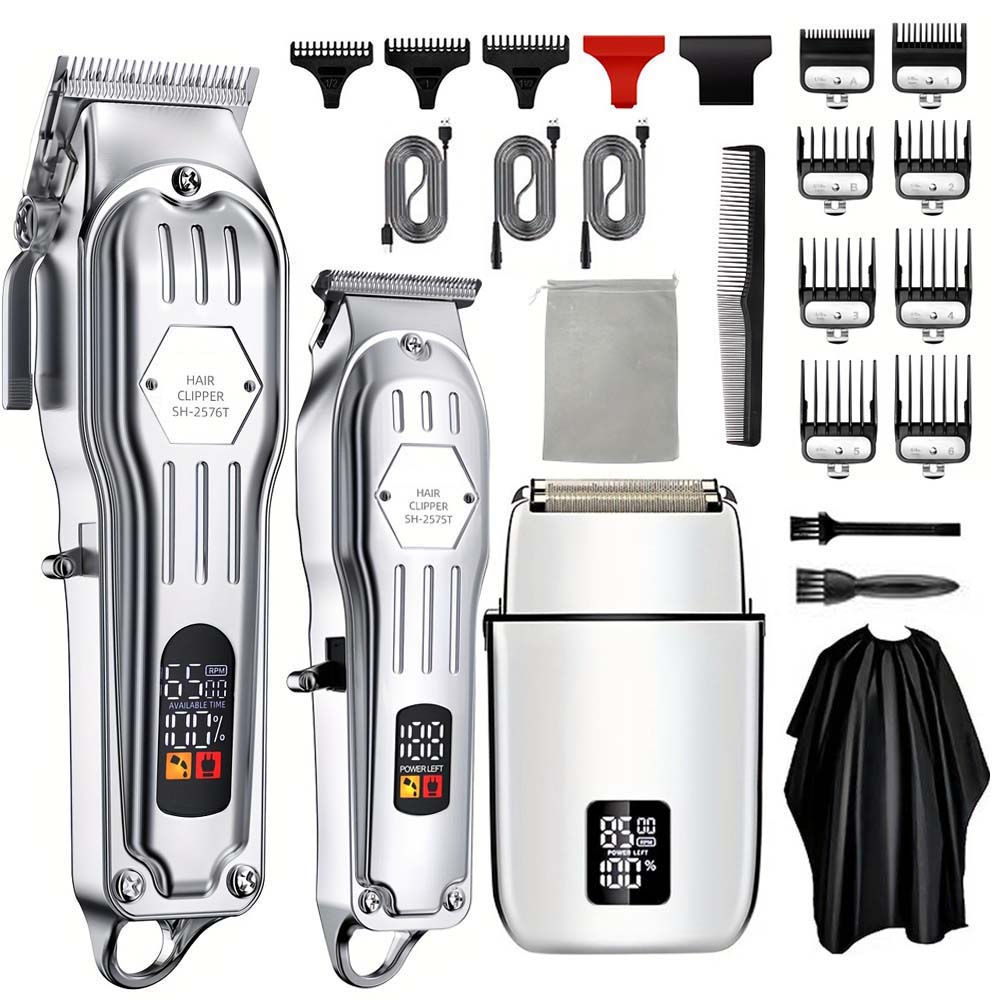Professional Hair Clipper & Tr - Men'S Grooming Brush ulasan dan harga