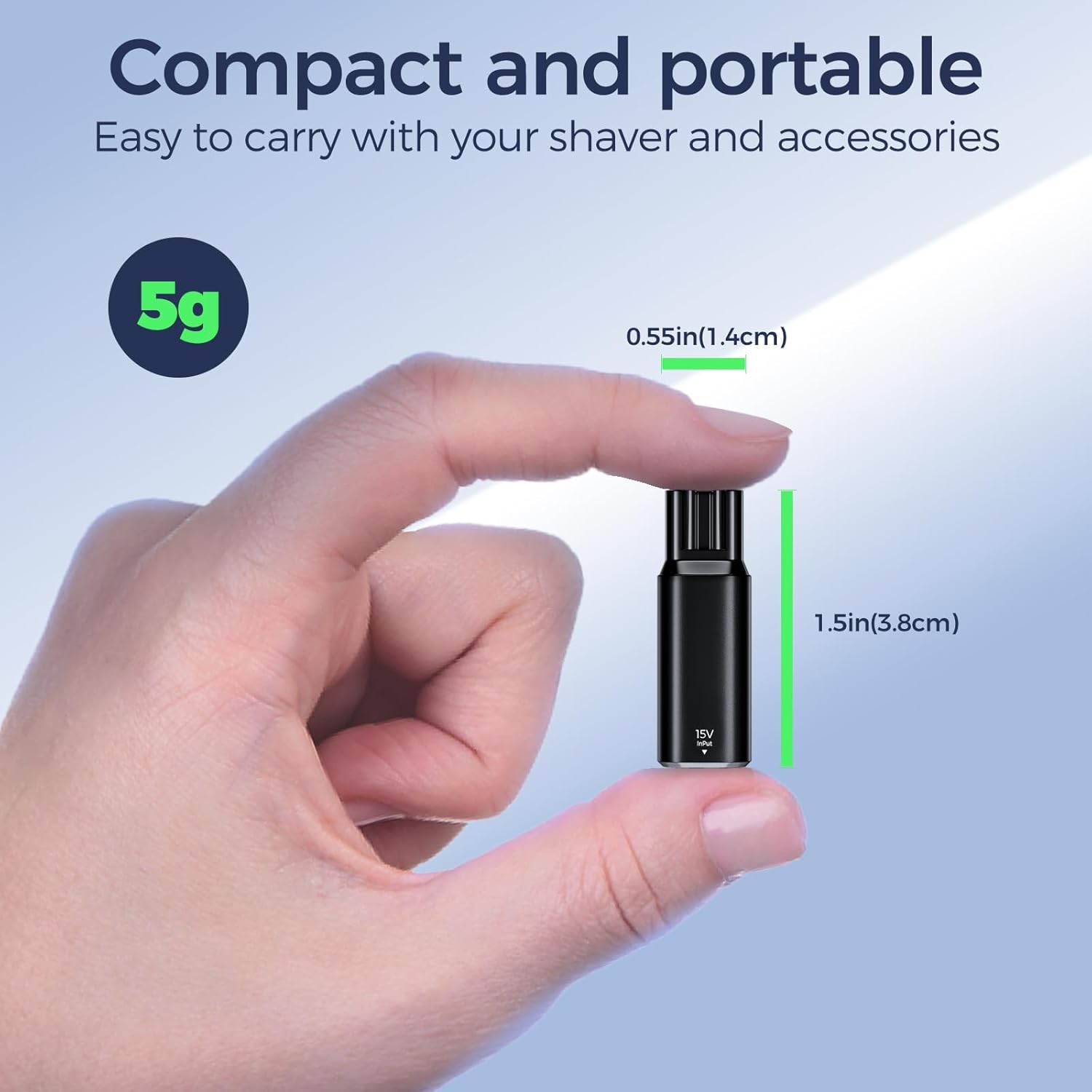 15V HQ8505 Typec Shaver Adapte - Men'S Grooming Trimmer ulasan dan harga