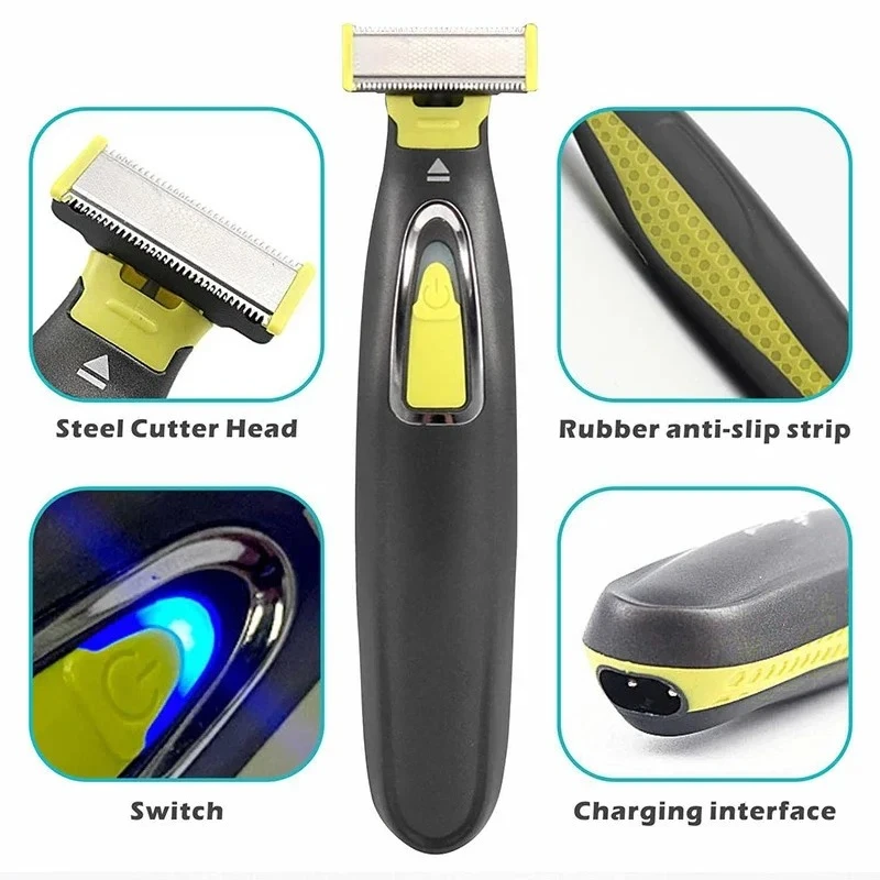 Portable USB Charging Electric - Men Grooming Armpit Hair ulasan dan harga