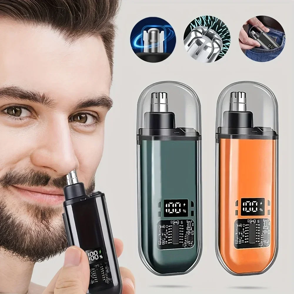 Nose Ear Hair Trimmer USB Rech - Men'S Grooming Salon ulasan dan harga