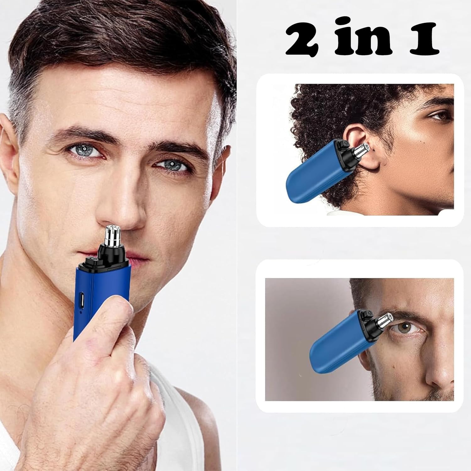 Nose Ear Hair Trimmer USB Rech - Men'S Grooming Salon ulasan dan harga