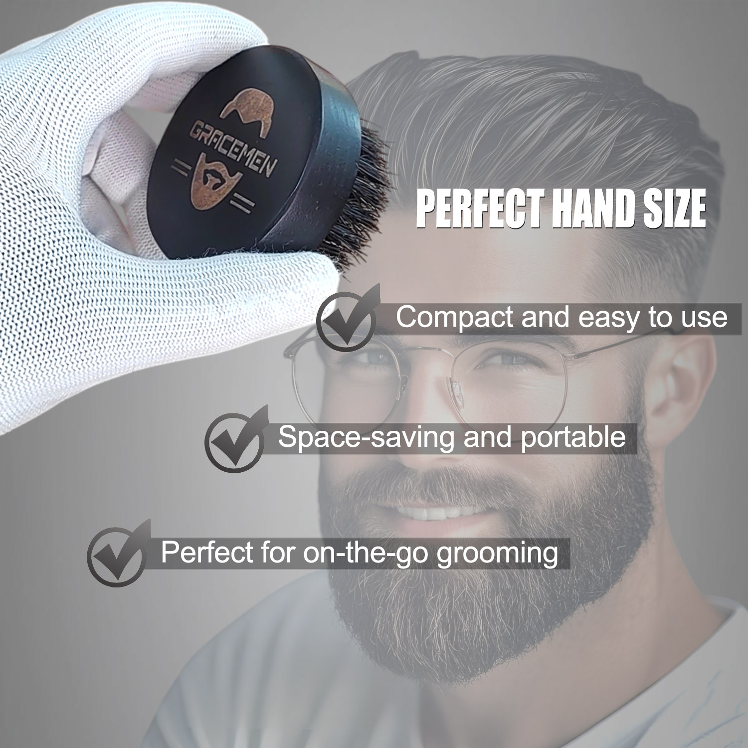 Round Beard Brush for Men – 10 - Men'S Grooming Organizer ulasan dan harga