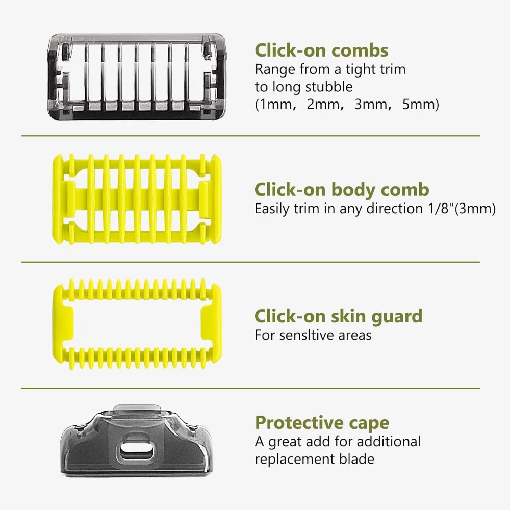 New 4 Size Guide Comb Guards f - Men'S Grooming Trimmer ulasan dan harga