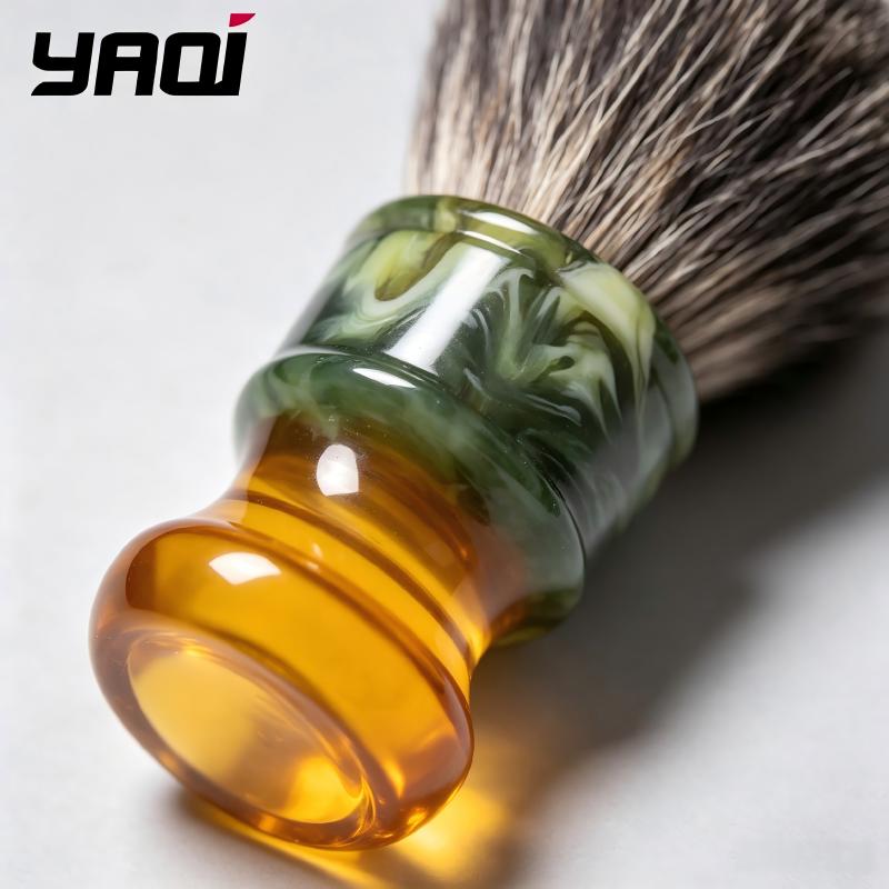 YAQI Shaving Brush Amber Green - Men'S Grooming Tool ulasan dan harga
