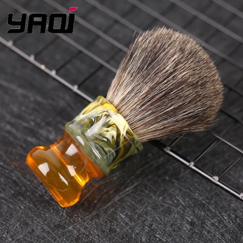 YAQI Shaving Brush Amber Green - Men'S Grooming Tool ulasan dan harga