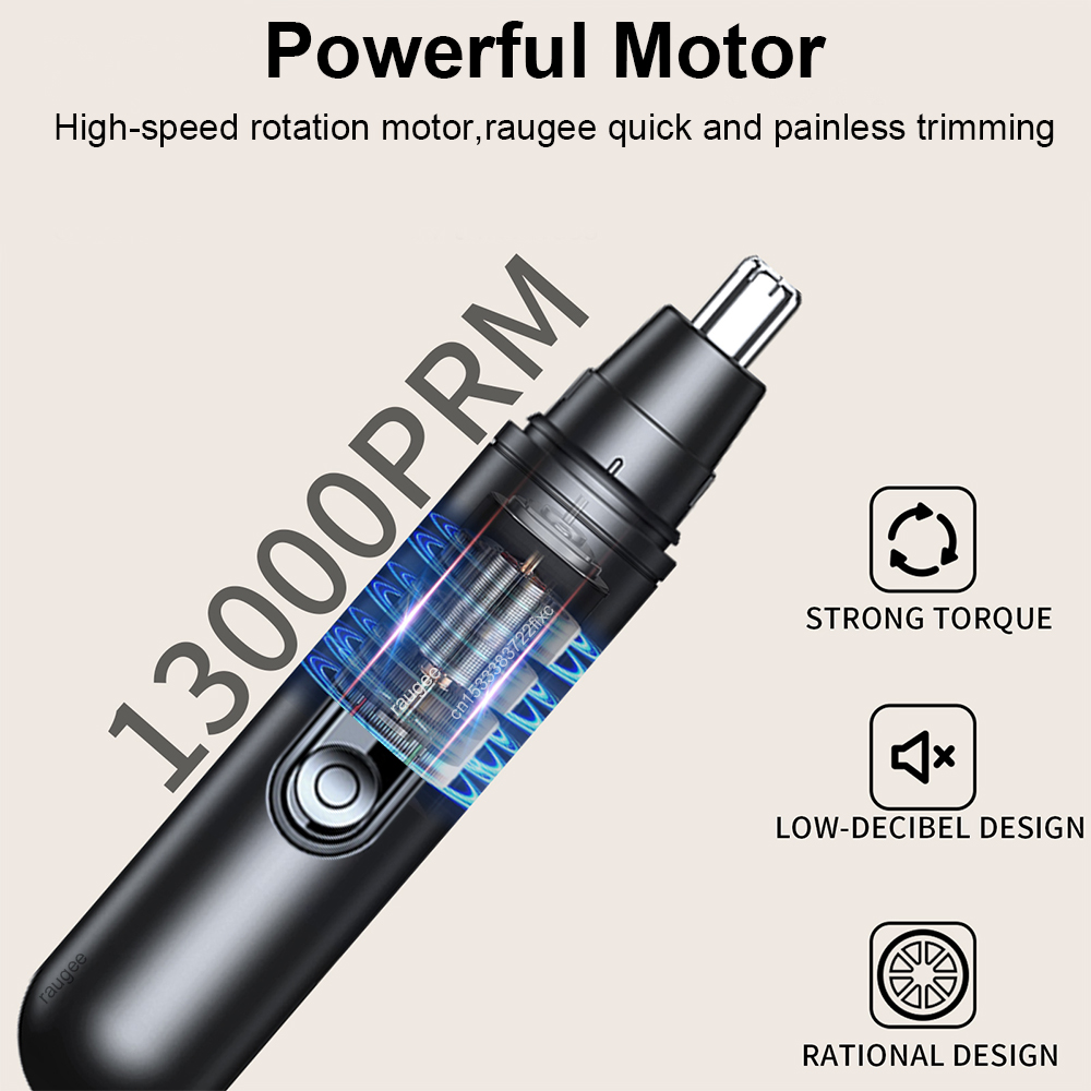 Mini Nose Hair Trimmer Recharg - Men'S Grooming Salon ulasan dan harga