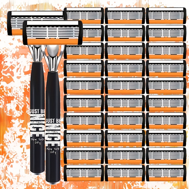 Men Stainless Steel Razor Shar - Men'S Grooming Blade ulasan dan harga