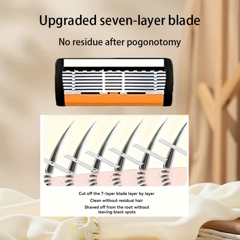 Men Stainless Steel Razor Shar - Men'S Grooming Blade ulasan dan harga
