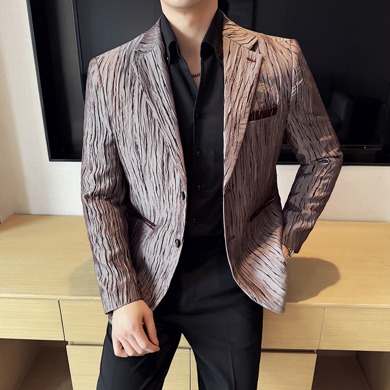 Korean Trend 3D Pleated Suit J - Men'S Grooming Trends ulasan dan harga