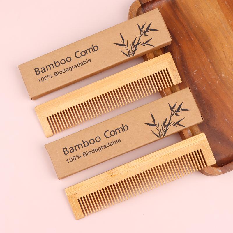 1/2/3Pcs Bamboo Massage Comb A - Men'S Grooming Brush ulasan dan harga