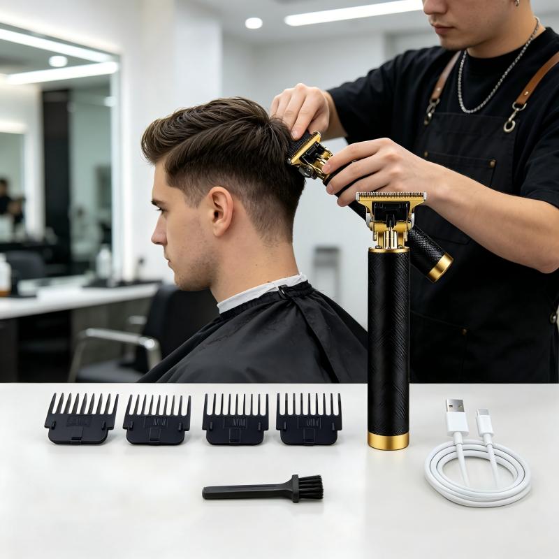 Textured Cordless Hair Trimmer - Men'S Grooming Brush ulasan dan harga