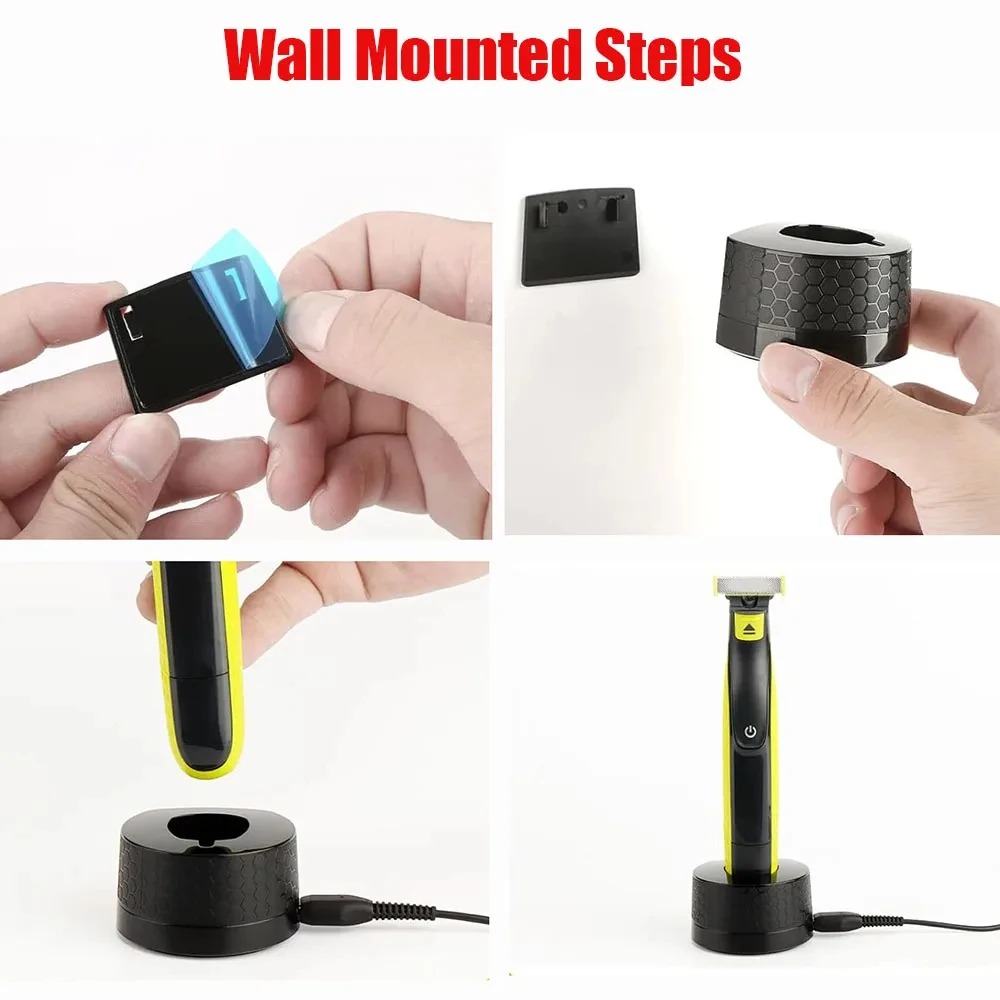 NEW Wall Mounted Charging Base - Men'S Grooming Trimmer ulasan dan harga