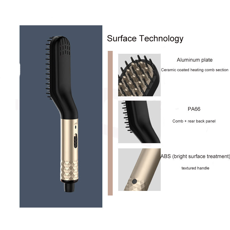 Portable Heated Hair Straighte - Men'S Grooming Brush ulasan dan harga
