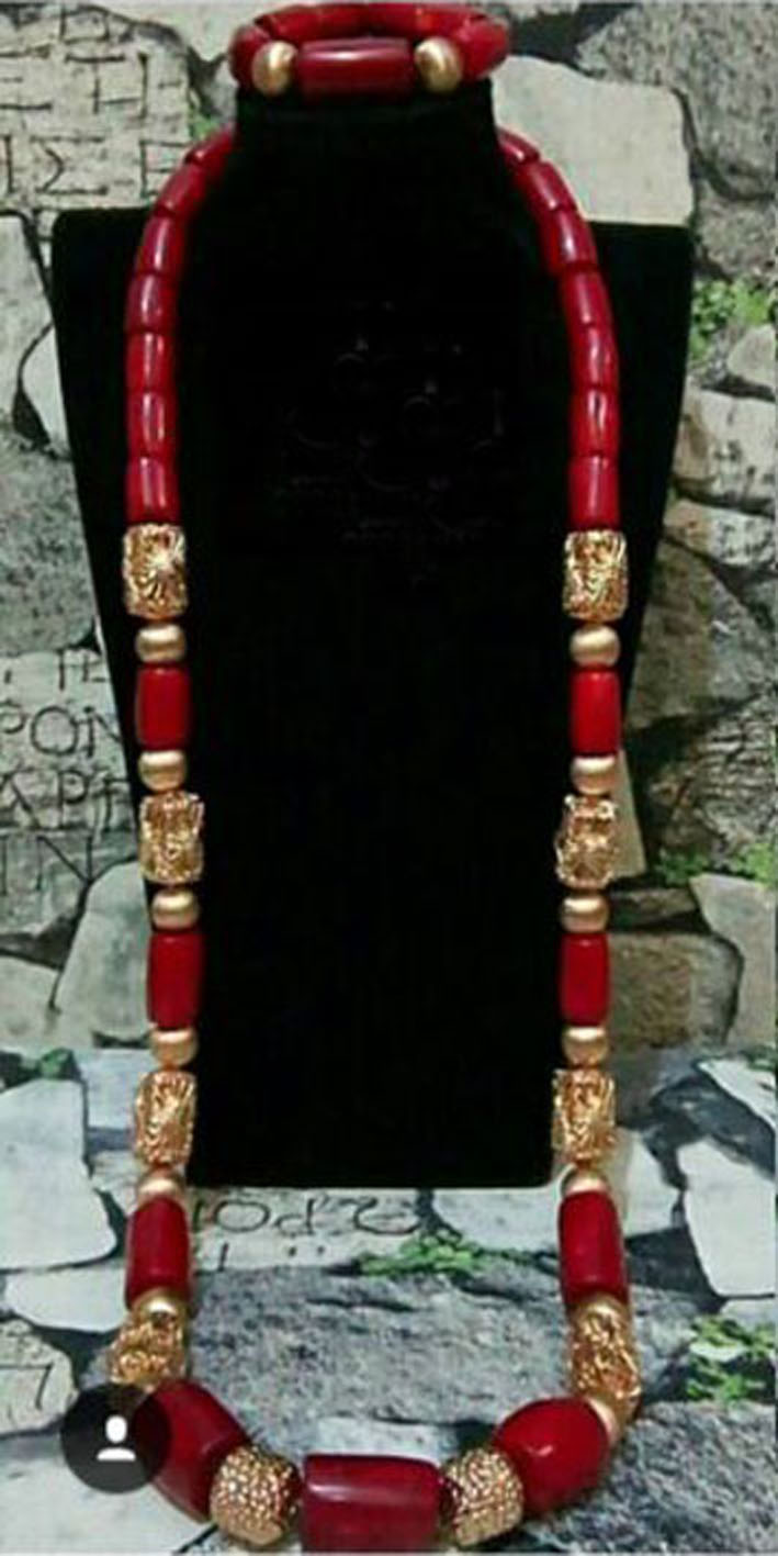 45 inches Long Men Real Coral  - Mens Grooming Dubai ulasan dan harga