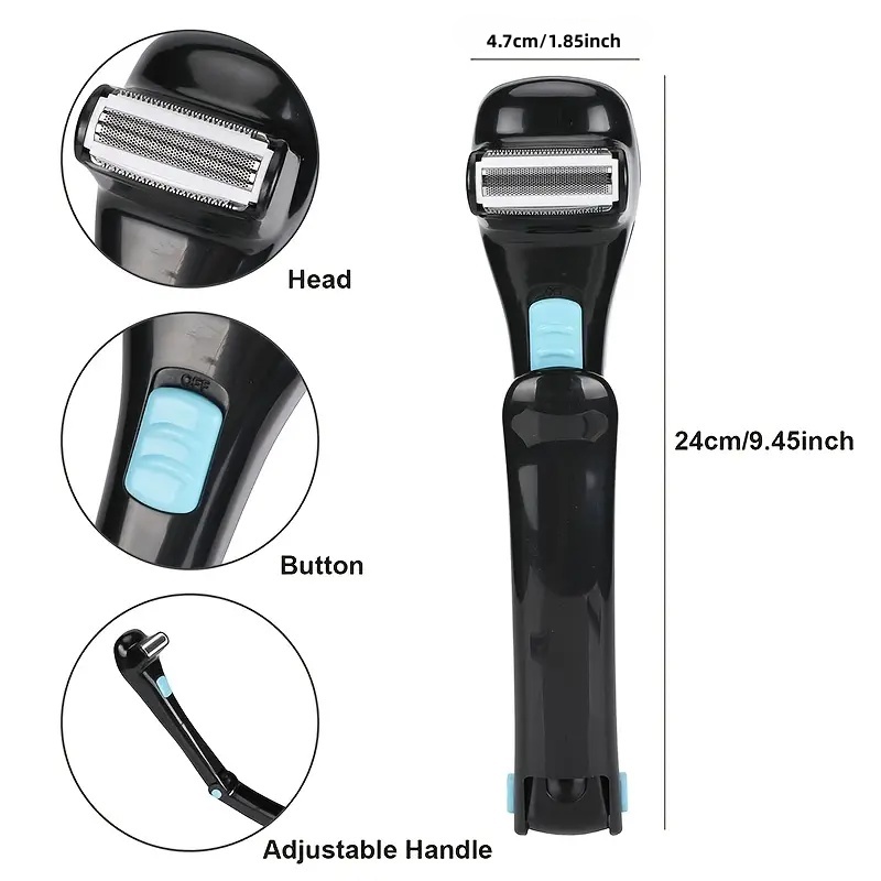 Rechargeable Electric Back Sha - Men'S Grooming Blade ulasan dan harga