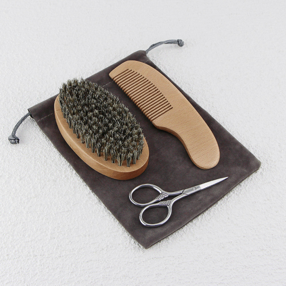 1Set Beard Styling Set for Men - Men'S Grooming Brush ulasan dan harga