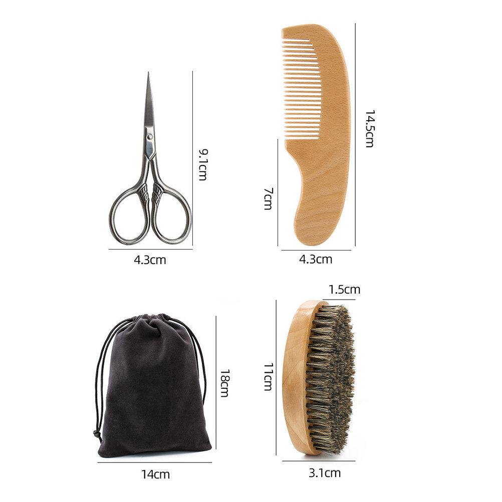 1Set Beard Styling Set for Men - Men'S Grooming Brush ulasan dan harga